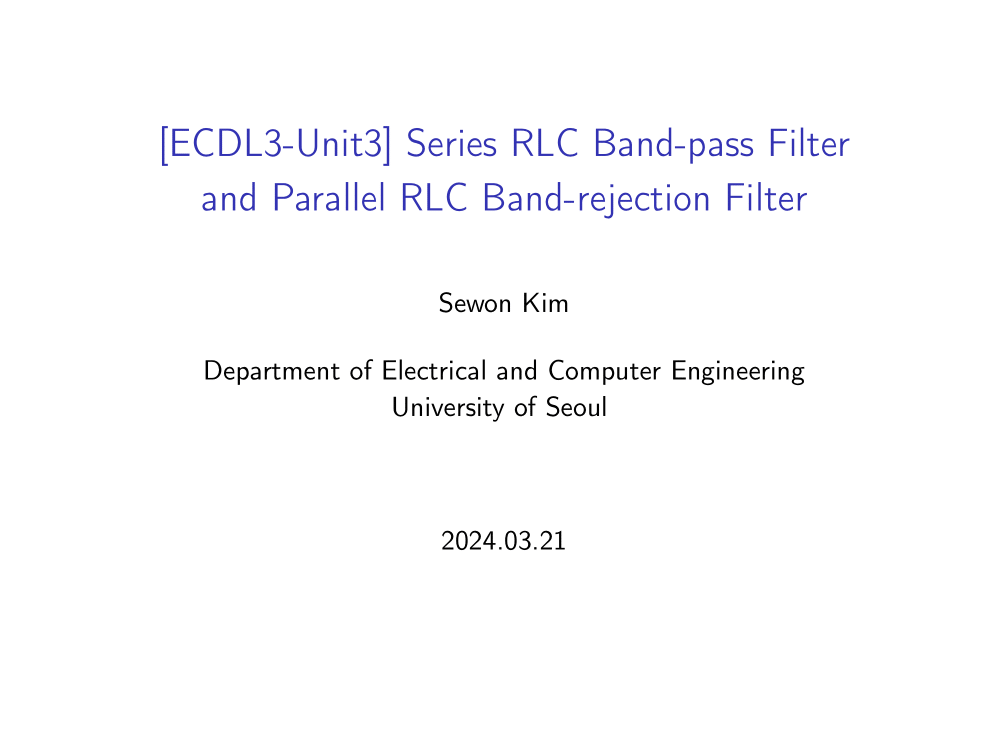 Laboratory3 Series Rlc Band Pass Filter And Parallel Rlc Band Rejection Filter Anthony Garcia 